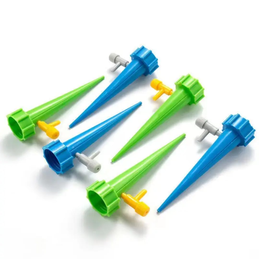 Adjustable Plant Drip Irrigation Watering Spikes with Slow Release Control Valve