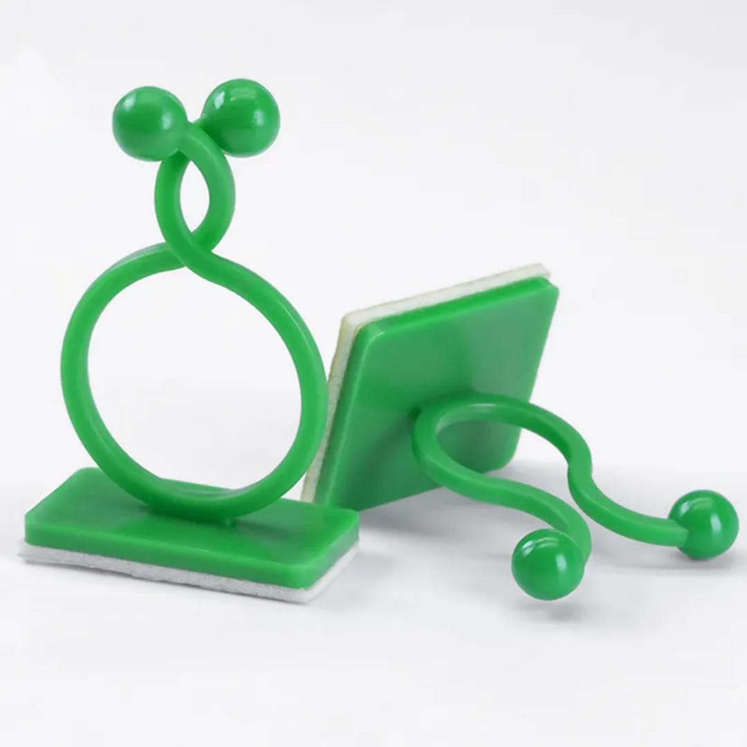 Plant Flower Climbing Wall Self-adhesive Fixed Buckle Hook Clip Holder Fastener Tied Fixture